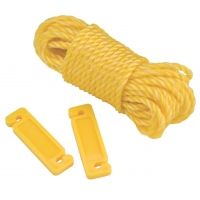 Coleman Rope Clothesline W/ Plastic Hook End