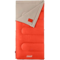 Coleman Sleeping Bag Oak Point 30 Degree Big &amp; Tall Orange