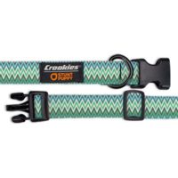 Croakies Dog Collar, Medium, Ziggy Seagrass