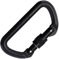 Cypher D Screw Gate Carabiner Black