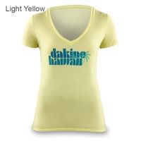 Dakine Hawaii Palm SS T-Shirt - Women's-Light Yellow-X-Large