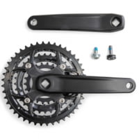 Decathlon Assurance Sports Btwin Bike Triple Bottom Bracket Crankset Snowy White 175 mm Cycle Tools