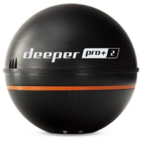 Deeper Smart Sonar PRO+ 2.0 Fishfinder with Smart fishing with Fish Deeper iOS/Android app, 3 beam frequencies, increased GPS performance