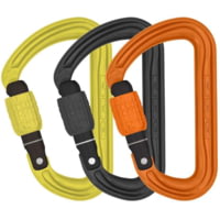 DMM Shadow Screwgate Colour Locking Carabiners - 3 Pack