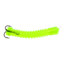 Doc's Super Catfish Worms Chartreuse – 12 Packs With Doc's Sonny's Junies – Crappie Bait