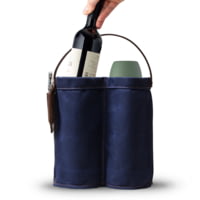 High Camp Flasks Double Barrel Caddy