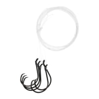 Eagle Claw Lazer Sharp Inline Ocotopus Circle Mono Snell 36in with L7228BP-2/0 Hook