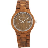 Earth Wood Biscayne Bracelet Watches w/Date
