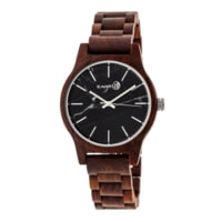 Earth Wood Tuckahoe Marble-Dial Bracelet Watch