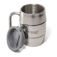 Eco Vessel Double Barrel Beer Mug, Pint
