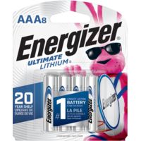 Energizer Ultimate Lithium Batteries AAA, 8-pack