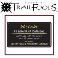 Enertia Peanut Butter &amp; Banana Oatmeal -1 Person