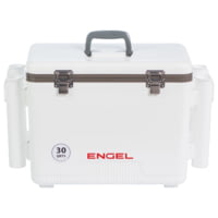 Engel 30 Quart Drybox/Cooler with Rod Holders 06A9791A