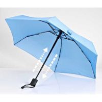 EuroSCHIRM Dainty Automatic Umbrella, Ice Blue
