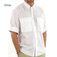 ExOfficio Air Strip Lite Long Sleeve Clearance - Men's - Bone S