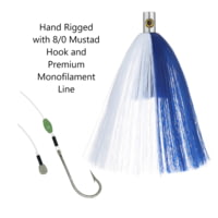 Fish Razr 6.5in Rigged Chrome Flat Head