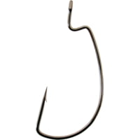 Gamakatsu EWG Worm Hook - Size 1/0, Offset Shank, Extra Wide Gap, Needle Point, NS Black (6 Per Pack) - View #8