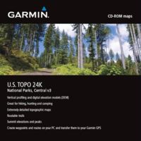 Garmin On the Trail Maps GPS MapSource US TOPO 24K, National Parks - Central 010-10450-00