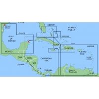 Garmin On The Water GPS Cartography BlueChart: Caribbean &amp; Central America Regular Map
