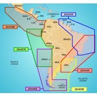 Garmin On The Water GPS Cartography BlueChart g2: Central &amp; South America Map