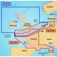 Garmin On The Water GPS Cartography BlueChart g2: UK/Ireland/France Large Map