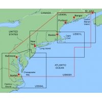 Garmin On The Water GPS Cartography BlueChart: Northeast Coast Large &amp; Extra Large Map