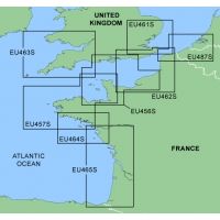 Garmin On The Water GPS Cartography BlueChart: South UK/France Small Map