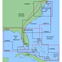 Garmin On The Water GPS Cartography BlueChart: Southeast Coast Large &amp; Extra Large Map