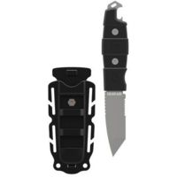 Gear Aid Kotu Tanto Survival Knife w/ Quick Release Sheath and Removable Belt Clip