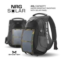 GHOSTEK NRG Solar Backpack, Black
