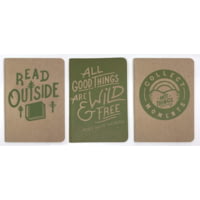 Gibbs Read Outside Set of 3 Notebook