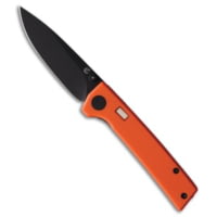 Glow Rhino Fermi Liner Lock Knife Orange G-10 + Tritium Thumb Stud 3 Black 8BE5DF55