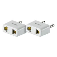 Go Travel Europe Twin Non-Grounded Adapter