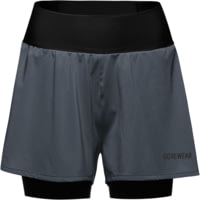 GOREWEAR CONCURVE 3 2in1 Running Shorts Women's in Lab Graphite/Black Medium Regular fit 957321B4