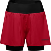 GOREWEAR CONCURVE 3 2in1 Running Shorts Women's in Utility Red/Black Medium Regular fit 18FDFDF7