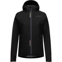 GOREWEAR CONCURVE LE3 GORE-TEX Running Jacket Iridescent Trim Women's in Black Small Slim fit Waterproof 72A08178