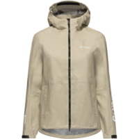 GOREWEAR LUPRA 2.0 GORE-TEX LE1 Hooded Cycling Jacket Women's in Tech Beige XS Regular fit Waterproof F62B2485