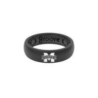 Groove Life Thin - Collegiate Mississippi State Silicone Ring