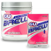 GU Raspberry Electrolyte Brew Canister-35 servings
