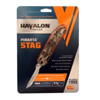 Havalon Piranta-Stag Folding Knife