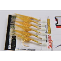 Hayabusa EX111-14 Gold Fish Skin 6-Hook Sabiki Rig, 1Pc