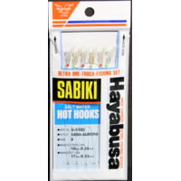 Hayabusa S-510E-8 Saba-Aurora Sabiki Rig Size 8 6Us 6 Hooks