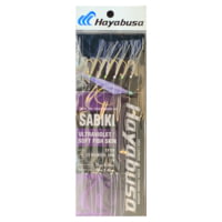 Hayabusa Uv Mackerel Skin Sabiki, Main 28Lb And Branch 21Lb Test Line
