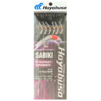 Hayabusa Uv White Shrimp Sabiki, Main 28Lb And Branch 21Lb Test Line