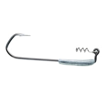 Hogy Weighted Single Swimbait Barbarian Hook, 1oz, Needle Point, 1X Long Shank, Bait Keeper