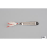 Hopkins 4BW Hammered Spoon w/Bucktail Treble Hook
