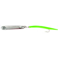 Hopkins Hammered Spoon SIngle Hook w/Tube Teaser