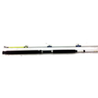 HT Enterprises HT Ol'Whiskers Big Blue Pro Glow Catfish Rod, 2 Piece, Medium-Heavy Casting Guides