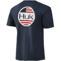 HUK Performance Fishing Americana Flag Short Sleeve Tees - Men's