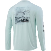 HUK Performance Fishing Art of Blue Marlin LS Graphic T-Shirts - Men's